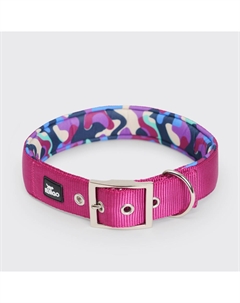 Ошейник для собак Soft Classic, XL, обхват шеи 55-63 см, ширина 4 см, орхидея Rungo