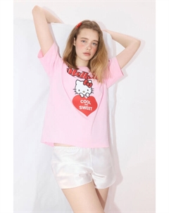 Футболка домашняя хлопковая с принтом Befree