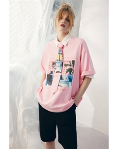 Футболка свободная с принтом Befree