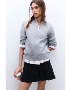 Свитер с воротником на молнии Befree