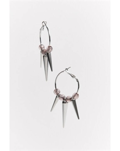 Серьги с шипами и бусинами Befree