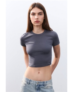 Футболка-топ базовая укороченная Befree