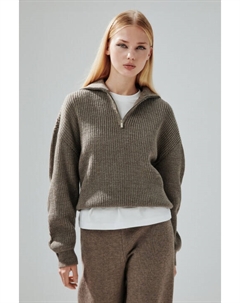 Джемпер на молнии в рубчик Befree