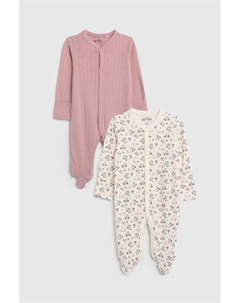 Набор из 2 хлопковых комбинезонов с принтом Artie