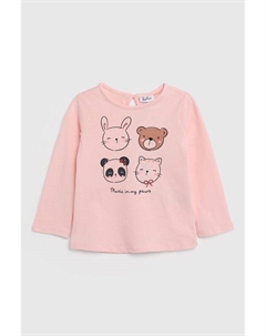 Лонгслив хлопковый с принтом Fagottino