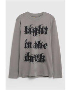 Лонгслив хлопковый с принтом Ovs