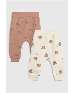 Набор из 2 хлопковых ползунков с принтом Artie