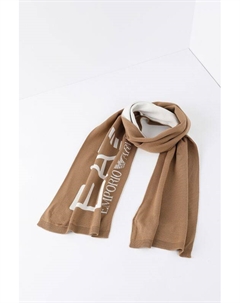 Шарф вязаный с логотипом Ea7