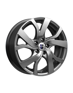 Диски R16 5x114,3 6,5J ET38 D67,1 Палермо-оригинал (КС607) Дарк платинум Rapid