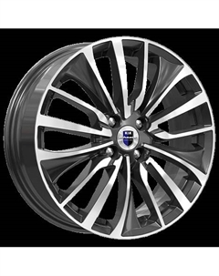 Диски R17 4x100 6,5J ET43 D60,1 К&К Flanker (КС905) алмаз чёрный K&k