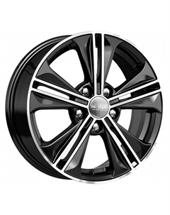 Диски R16 5x112 6J ET48 d57,1 КС778 (ZV 16_Octavia A7l) алмаз черный K&k