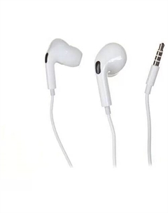 Проводные наушники SP18, jack 3.5 мм, белый (4640171429093) Red line