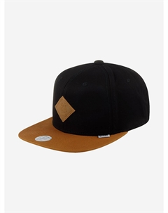 Бейсболка с прямым козырьком 6P SB Super Twill (черный), Черный Djinns