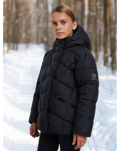 Пуховик для девочек, Черный Northland