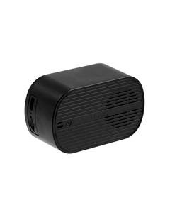 Часы-будильник электронные, колонка, usb, bluetooth, карта памяти, черный Nobrand