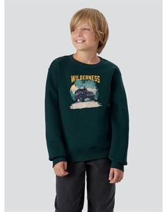 Свитшот для мальчиков зеленый с надписью Mark formelle