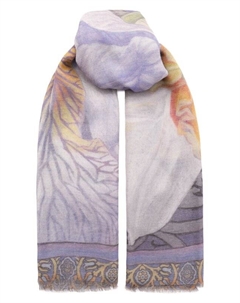 Шаль Ирисы из кашемира и шерсти Gourji