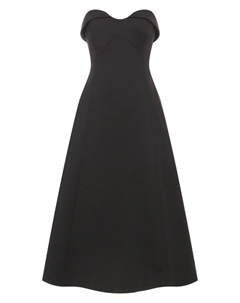 Платье из хлопка и вискозы Borne bourgeois