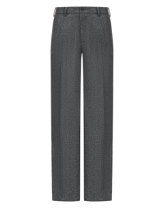 Брюки из шерсти и шелка Dolce&gabbana