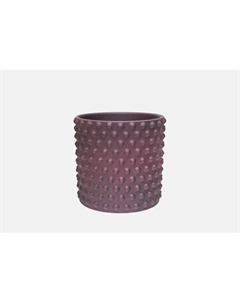 Кашпо Драже, бордо, цилиндр d-15 см 1 шт Композит