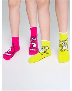 Носки трикотажные для девочек, 2 пары в комплекте Playtoday tween