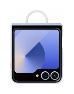 Чехол-накладка EF-QF741CTEGRU Clear Case для Galaxy Z Flip 6/Z Flip 7 FE прозрачный Samsung