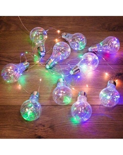 Гирлянда нить Home Ретро-лампы, светодиодная, ламп 10шт, 3м Neon-night