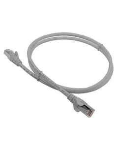 Патч-корд LanMaster вилка RJ-45, вилка RJ-45, кат.5E, LSZH, 2м, серый Lanmaster