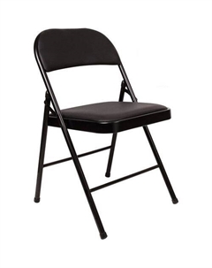 Стул Golf Plus CF-003, на ножках, экокожа, черный Brabix