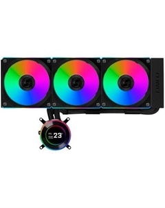 Система водяного охлаждения Lian Li HydroShift II LCD-C 360CL, LCD, 4-pin, ARGB, 120мм, черный, retail Lian li