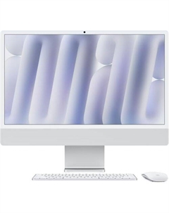 24" Моноблок iMac A3137 4.5K, M4 10 core, 16ГБ 256ГБ SSD, macOS серебристый Apple