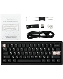 Клавиатура QK61 V2 Black Cidoo