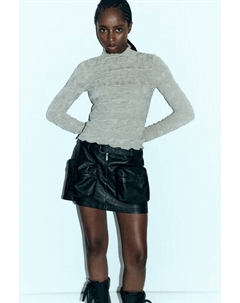 Юбка-шорты мини с карманами и вареным эффектом Befree