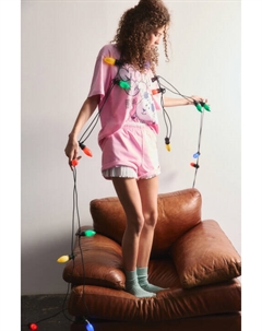 Пижама хлопковая с футболкой и шортами Befree