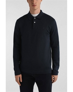 Поло хлопковое с длинным рукавом Marc o'polo