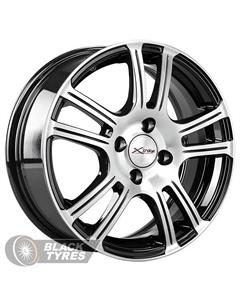 Литой диск X-105М 6x15/4x98 D58.1 ET35, Черные X-trike