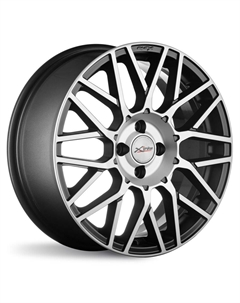 Диски R17 4x100 7J ET41 D60,1 X-131 BKM/FP X`trike
