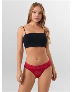 Трусы слипы женские красные кружевные Mark formelle