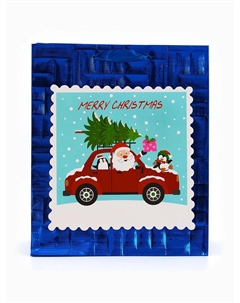 Набор подарочных пакетов 2 шт., металлизированные Дарите счастье