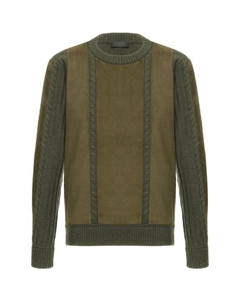 Кашемировый свитер с замшевой отделкой Mvst