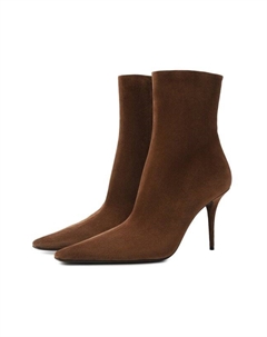 Замшевые ботильоны Ashley 90 Saint laurent