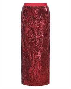 Юбка с отделкой пайетками Boss