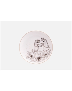 ТАРЕЛКА ЗАКУСОЧНАЯ TOP STYLE, ПАРА ЛОШАДЕЙ, 20,5 СМ 20.5 см Lefard