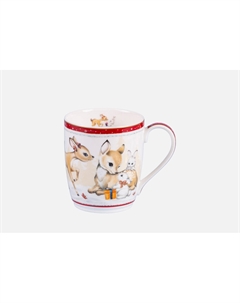 КРУЖКА С НОВЫМ ГОДОМ!, ОЛЕНИ, КРАСНАЯ 1 шт Lefard