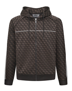 Толстовка с капюшоном и контрастной тесьмой Guess