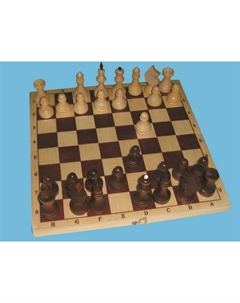 Шахматы обиходные лакированные в доске Dsathletic