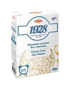 Хлопья овсяные 1928 без глютена 450 г Myllyn paras