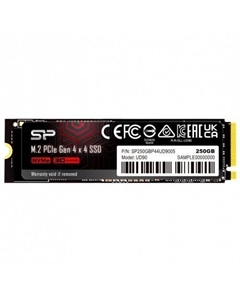 Накопитель SSD Silicon Power UD90 250Gb (SP250GBP44UD9005) Silicon power