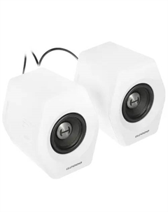 Компьютерная акустика 2.0 G2000 White активные, 2 x 16W RMS, 98-20000Гц, RGB-подсветка, BT 4.2 Edifier