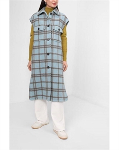 Удлиненный жилет в клетку Marc o'polo